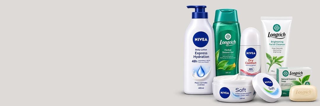 Une sélection de soins pour le corps et le visage