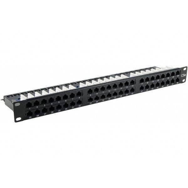 panneau de brassage 48 ports blindes FTP cat6 PACIFIC non modulaire