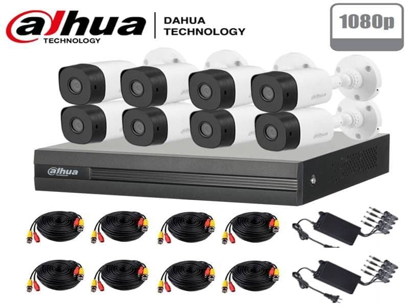 kit de 8 cameras Dahua AHD 2MP sans disque dur en vente au Cameroun.