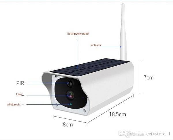 camera solaire wifi Bullet smart bon prix en vente au Cameroun