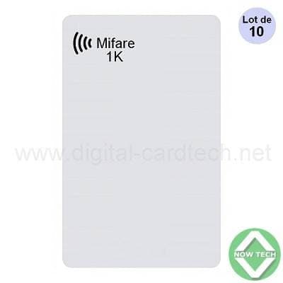 Carte Mifare 13.56MHz 1K Lot de 10 pour contrôle d'accès en vente au Cameroun
