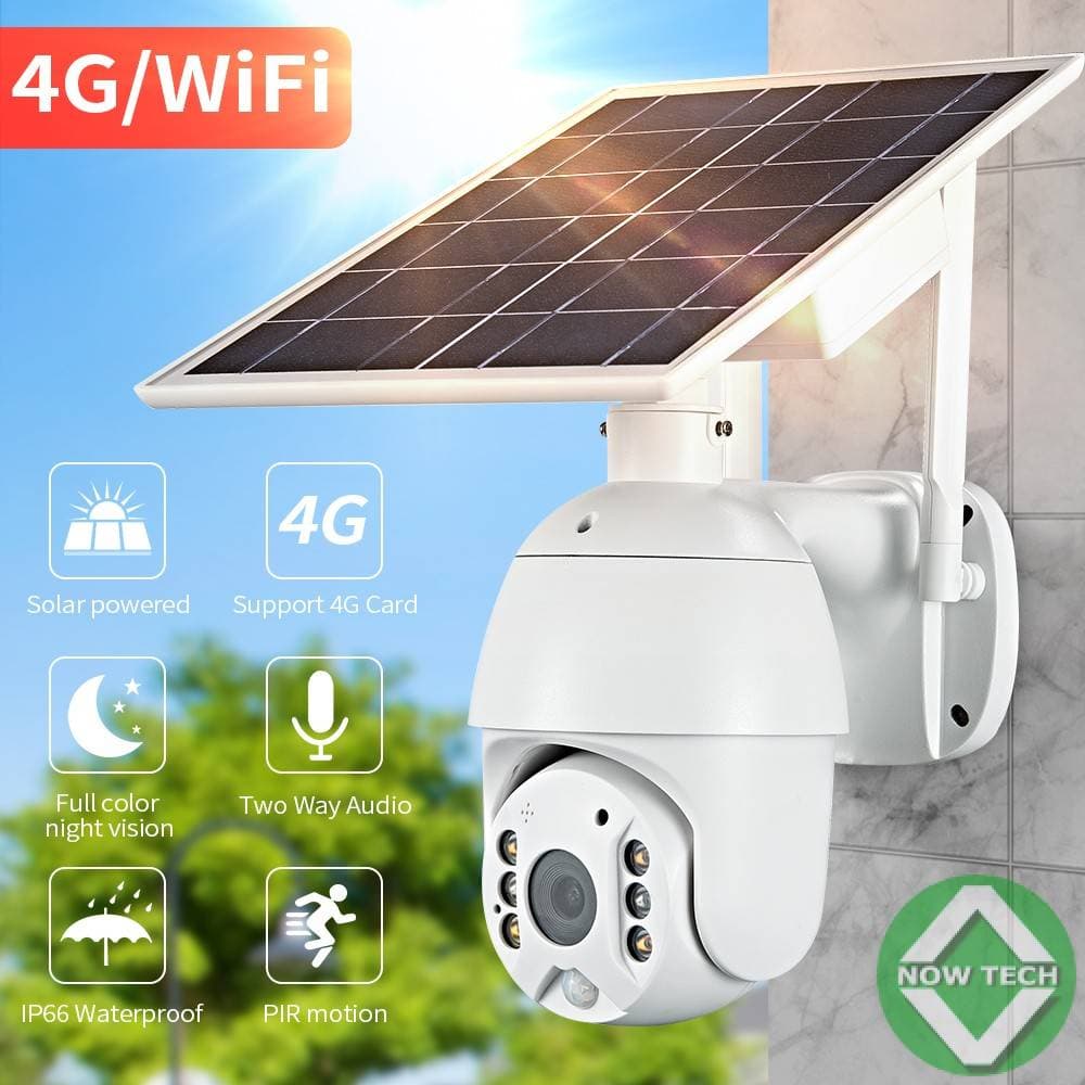 Camera solaire energie Alert PTZ Camera wifi 4G à puce smart bon prix en vente au Cameroun