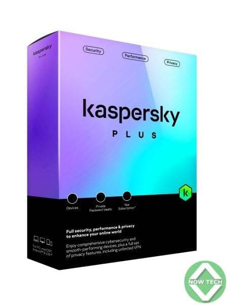 Antivirus KASPERSKY PLUS 2023 4 postes 1an