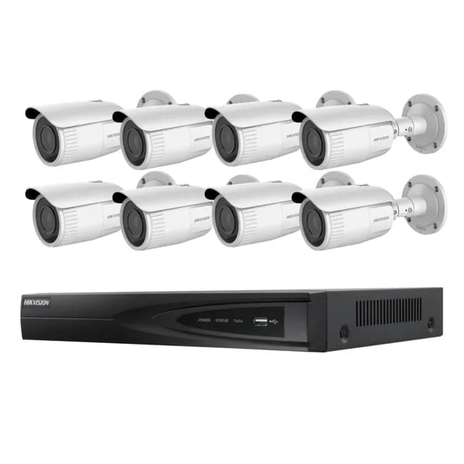 Kit de 8 cameras HIKVISION de 5MP sans disque dur bon prix en vente au Cameroun