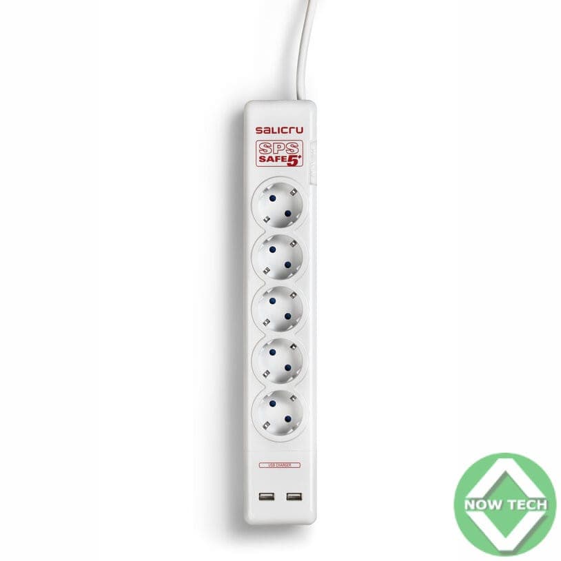 Prise Parafoudre Salicru Electric SPS Safe 5 ports