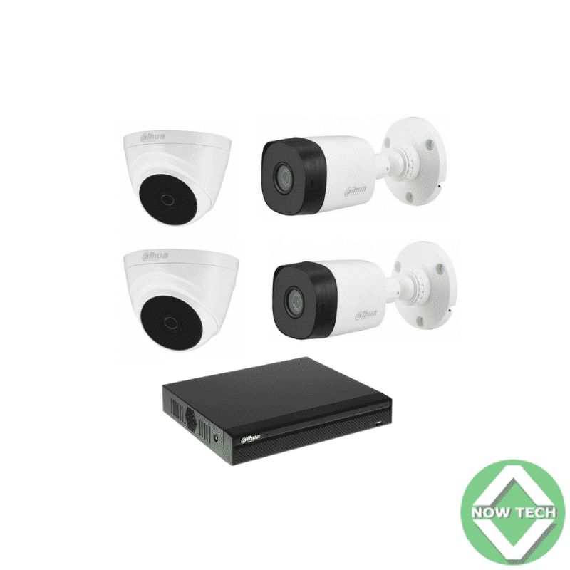 Kit de 4 cameras DAHUA de 5MP sans disque dur bon prix en vente au Cameroun