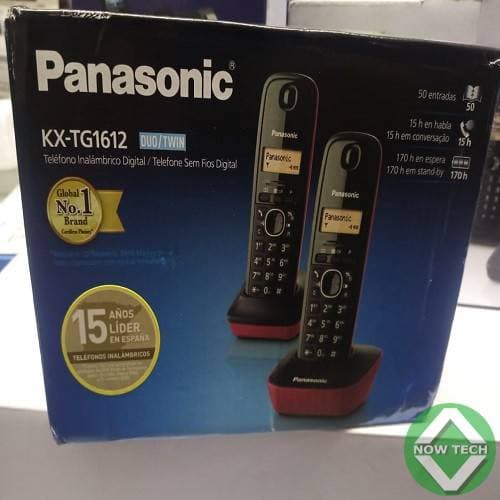 Paire Telephone Panasonic mobile KX-TG1612 sans fil DECT bon prix en vente au Cameroun
