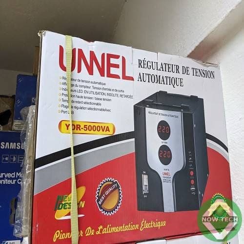 RÉGULATEUR DE TENSION UNNEL 5000VA BON PRIX EN VENTE AU CAMEROUN