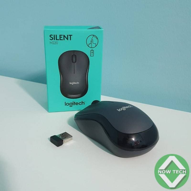 Souris Logitech sans fils M220 Silencieuse- Noir bon prix en vente