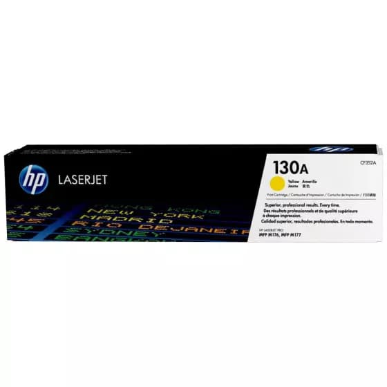 Cartouche Toner Jaune HP 130A (CF352A) d'origine bon prix en vente au Cameroun