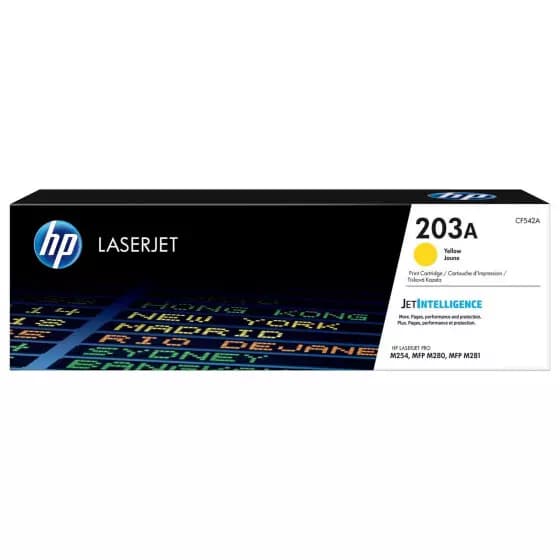 cartouches toner HP 203A Jaune (CF542A) d'original bon prix en vente au Cameroun