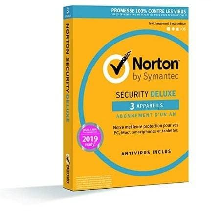 Informations générales sur le produit Nom du produit: Antivirus Norton Security Deluxe Catégorie: ANTIVIRUS Nombres d'appareils: trois (03) Durée: 1 An SE : MAC,ANDROID, IOS ,WINDOWS