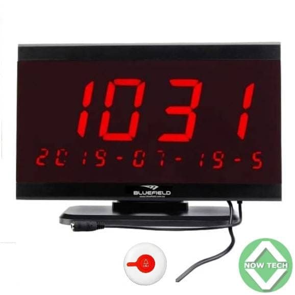 Système d'appel sans fil Bluefield Boutons d'appel 1 récepteur d'affichage BF 116100623 bon prix