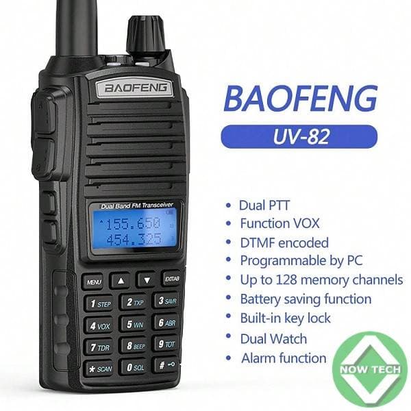 WALKIE TALKIE BOAFENG UV-82 5W RADIO HANDHELD