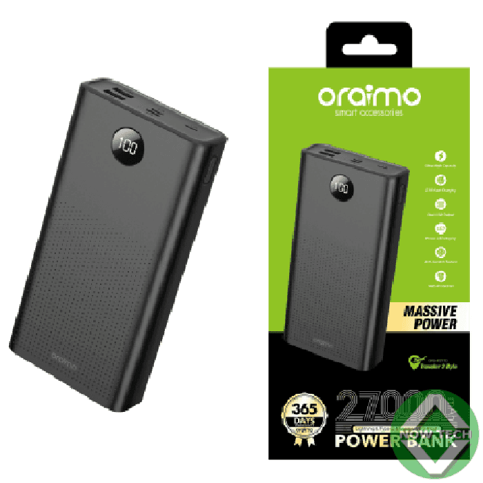 PowerBank Oraimo – OPB-P271D – 27000mah bon prix en vente au cameroun
