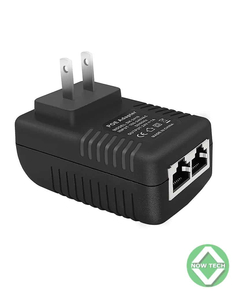Injecteur POE 24V 1A Lightning POWER 10/100/1000 Mbps Max 24W, Alimentation PoE bon prix en vente