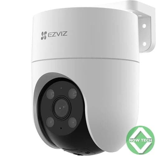 Caméra EZVIZ, CS-H8c, Wi-Fi panoramique et inclinable d'extérieur Vision nocturne en couleur Couverture à 360°