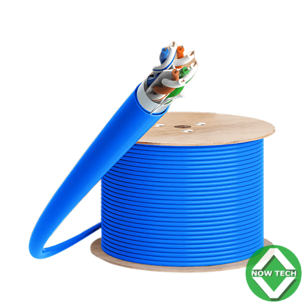 Rouleau CABLE RESEAU AXD SFTP CAT6 indoor 305M 4*2*0.57mm 30% CCA
