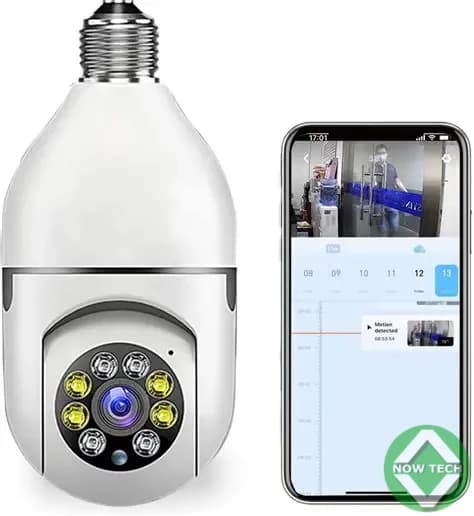 Camera douille Smart E27 WIFI 360° 1080P Panorami bon prix en vente