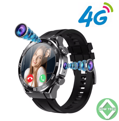 Montre intelligente 4G WiFi GPS double caméra 1380Mah B8 autonomie de la batterie en vente