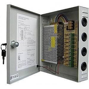 Boitier d'alimentation camera 12V-10A 4 CH bon prix en vente
